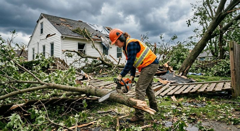 Storm Damage Restoration Service